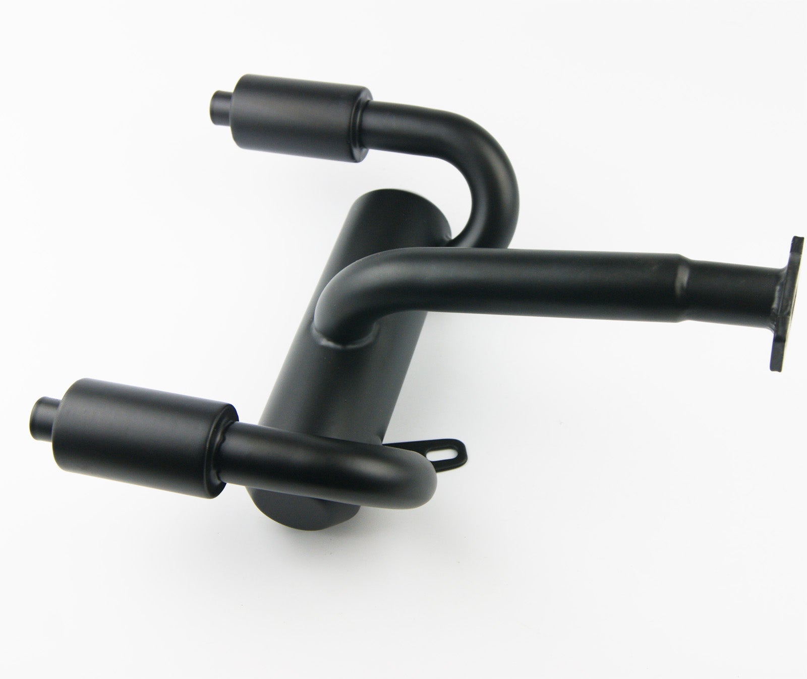 ( CN ) Twin steel silence exhaust pipe for hpi rovan kingmotor baja 5b ss 5t 5sc