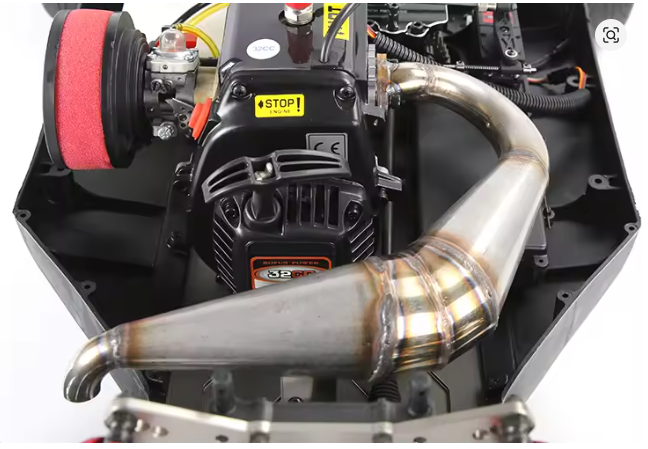 ( CN,US ) Stainless Steel Exhaust Pipe for Losi 5ive T Rovan LT 30° North DTT 30.5cc 32cc 36cc 45cc Engines