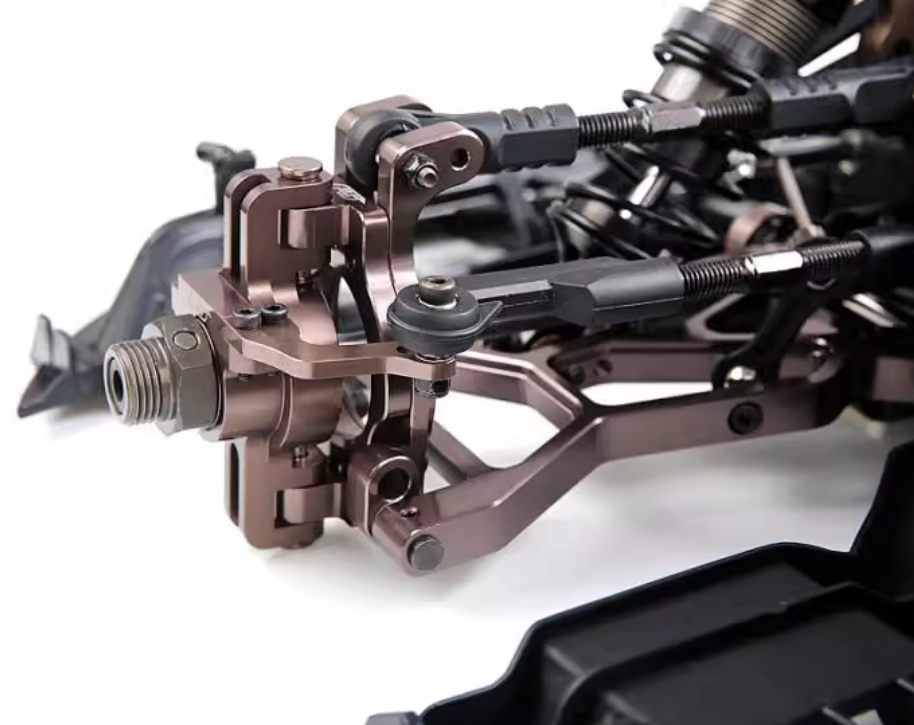 Front Lower Suspension A-Arm Wheel Hub Carrier Steering Set for 1/5 Rofun Rovan F5 MCD RR5