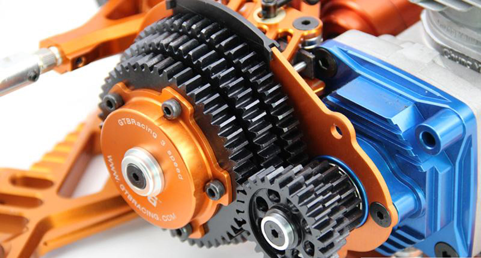 (CN, US) 3 Speed Variable Speed Gear Transmission Set for Hpi Km Rv Baja 5b Ss 5t Sc Buggy Truck
