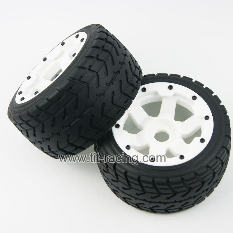 (CN,US) Rear On road wheel tire kit fit hpi rovan km baja 5b ss