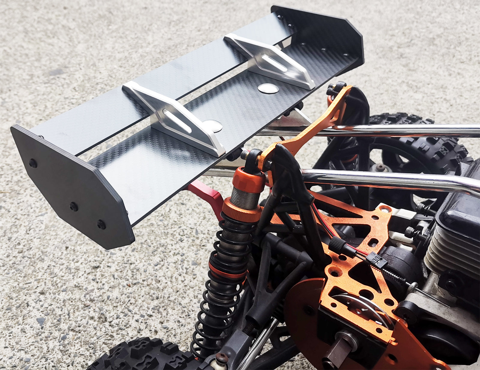 (CN,US)Carbon Fiber Wing for Rovan KM HPI Baja 5B Buggy