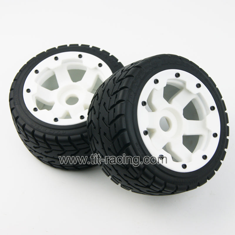 (CN,US) Rear On road wheel tire kit fit hpi rovan km baja 5b ss