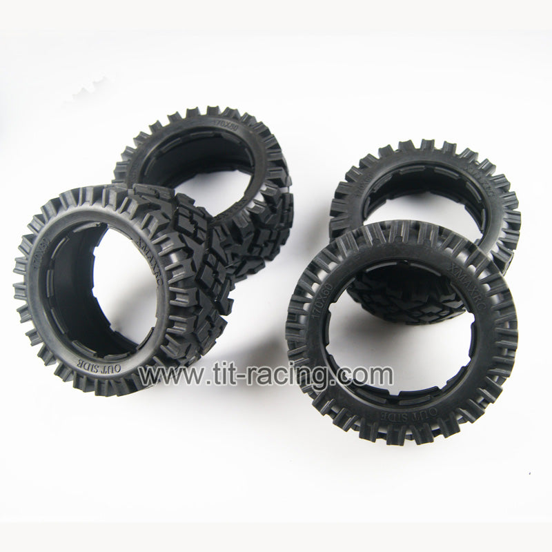 ( CN,US ) Front and rear all terrain tire fit hpi baja 5b ss