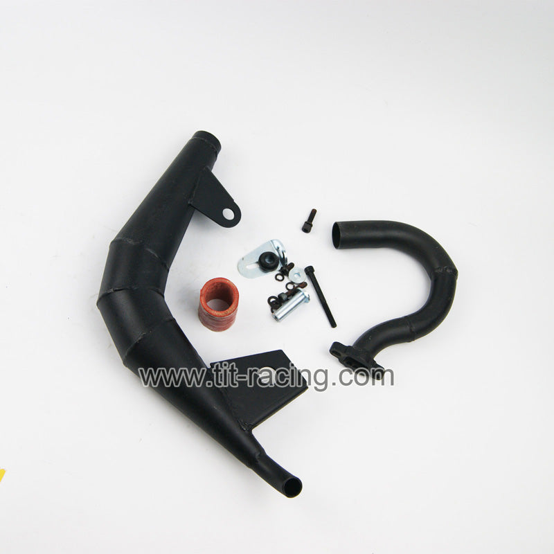 ( CN,US ) Steel exhaust pipe for Losi 5ive T Rovan LT kingmotor x2