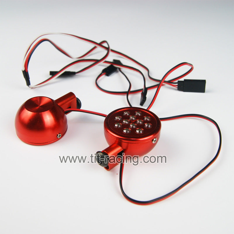 ( CN) LED CNC Aluminum alloy light pods fit hpi rovan km baja 5b 5t