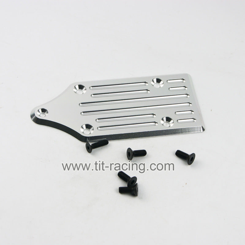 ( CN) Aluminum Chassis Front Rear Skid Protect Plate for Losi 5ive T Rovan LT X2