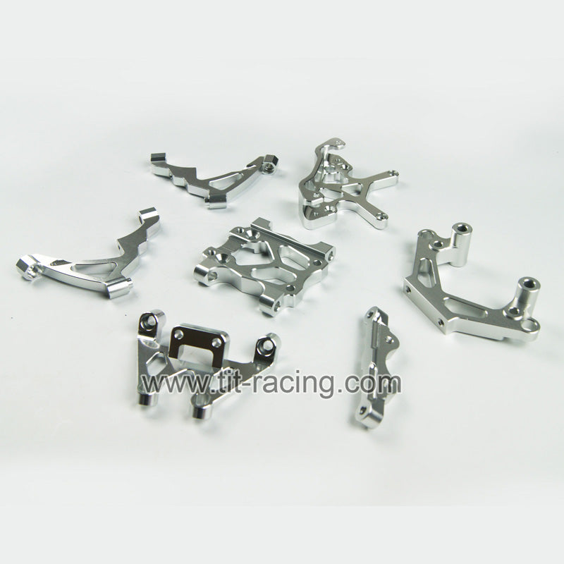 ( CN,US ) Aluminium alloy front parts bulkhead shock tower for hpi rovan baja 5B 5T