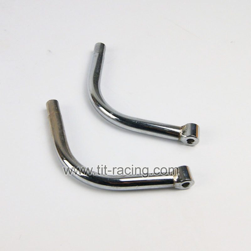 ( CN,US ) Bumper chrome steel lower racing rail fit hpi km rovan baja 5b 5t 5sc