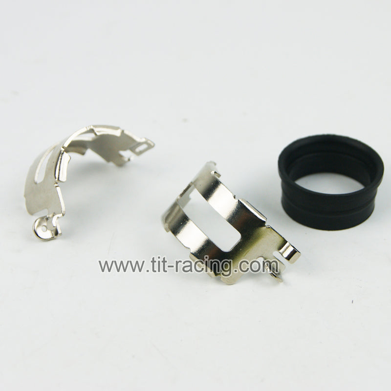 ( CN,US ) Exhaust pipe hoop and rubber seal for King Motor HPI Rovan Baja 5B SS 5T