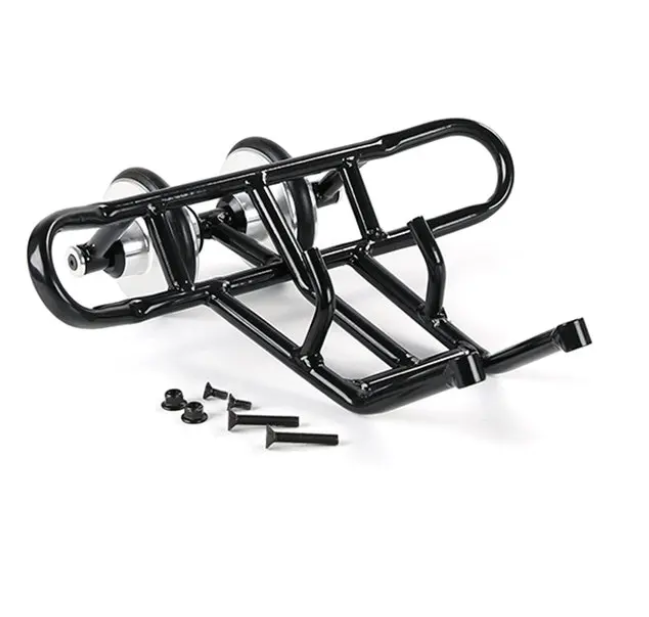 ( CN, US ) Baja Rear Double Wheel Bar Wheelie Bar Bumper for Hpi Rovan KM Baja 5B SS