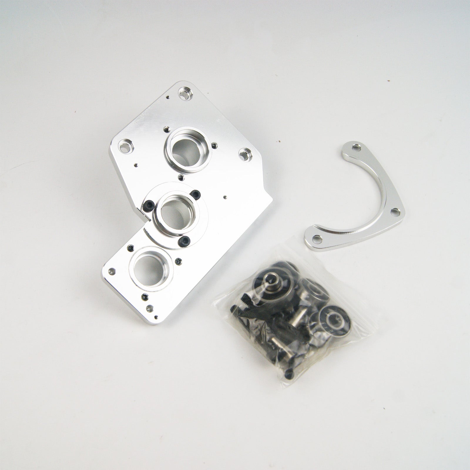 Aluminum Alloy Clutch Cup Gear Support Base Set For 1:5 Rc Truck Toys HPI Racing 4WD Baha 5B 5T SC