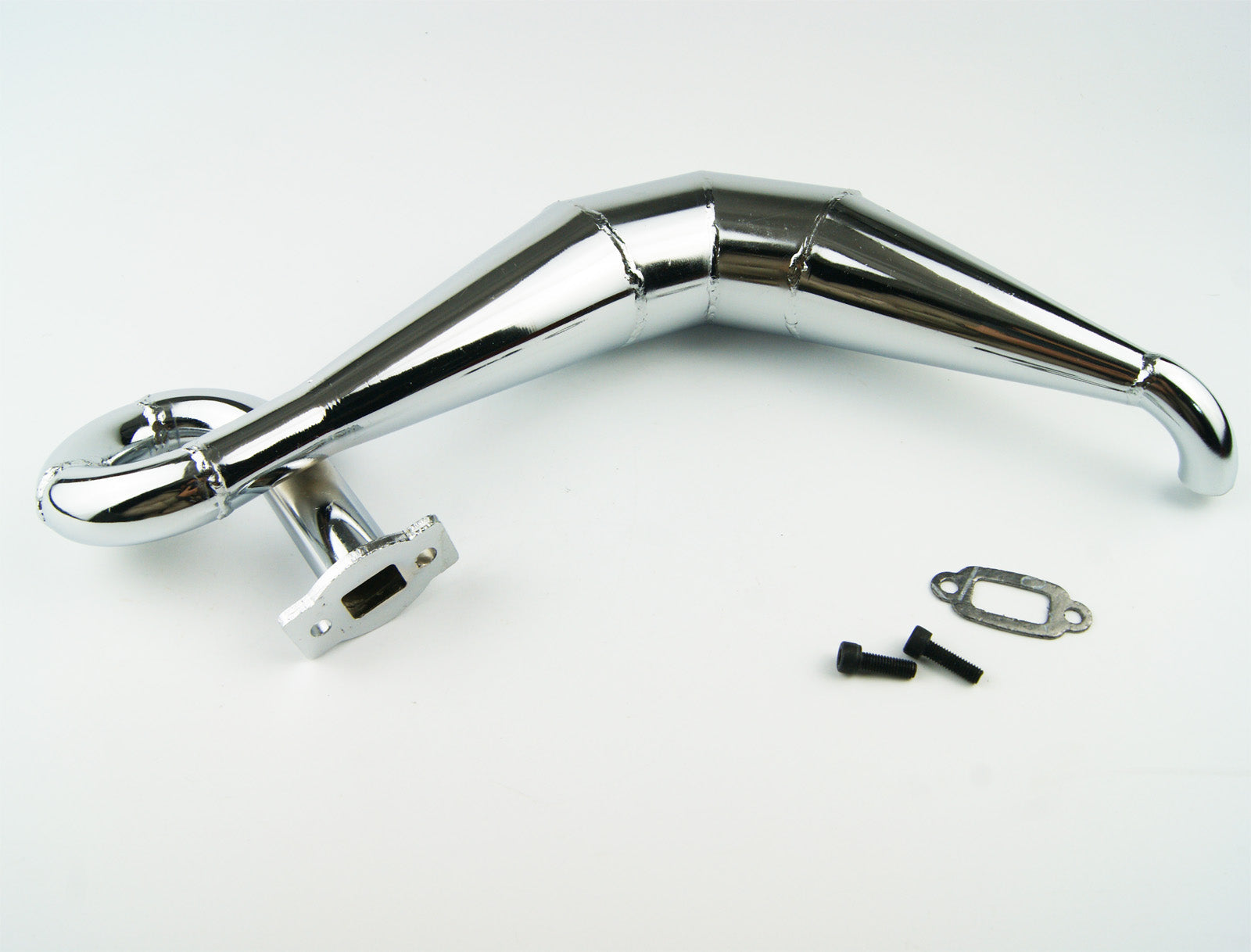 ( CN,US ) Chrome Steel exhaust pipe for Losi DBXL Desert Buggy XL 1.0 2.0