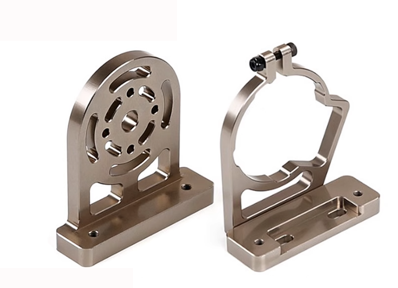 Aluminium Alloy Front/Rear Motor Mount Base for Rovan LT SLT 1/5 RC Electric Conversion