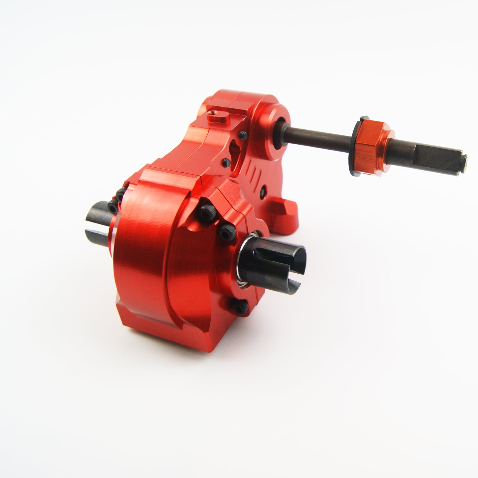 ( CN,US ) CNC Alloy 3 Section Alloy Case Diff Gear Set Kit Fits HPI Baja 5B 5T King Motor