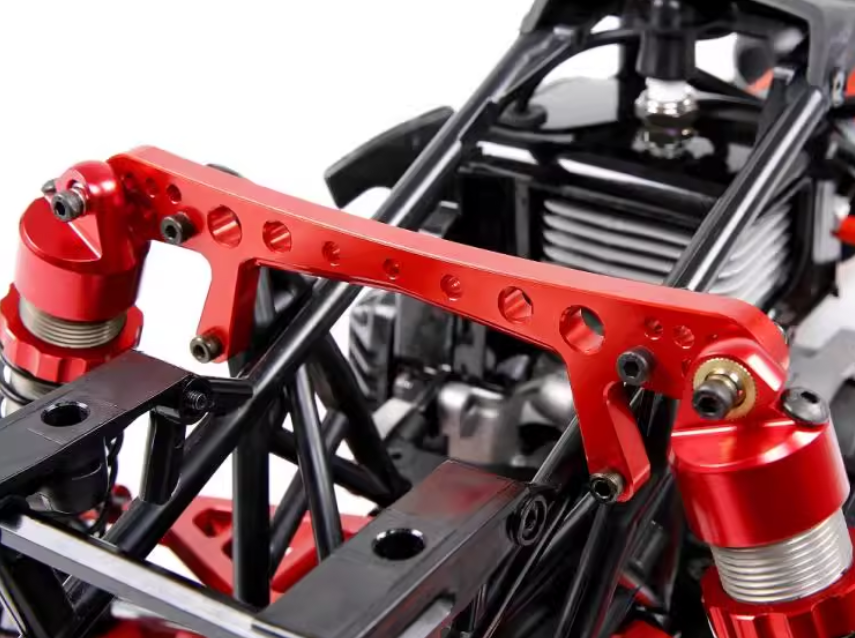 CNC Front & Rear Suspension Kit Arm Set With Extended Shock Tower Brace Driveshaft and Upper Ball End Fit HPI Baja 5T 5B 5SC