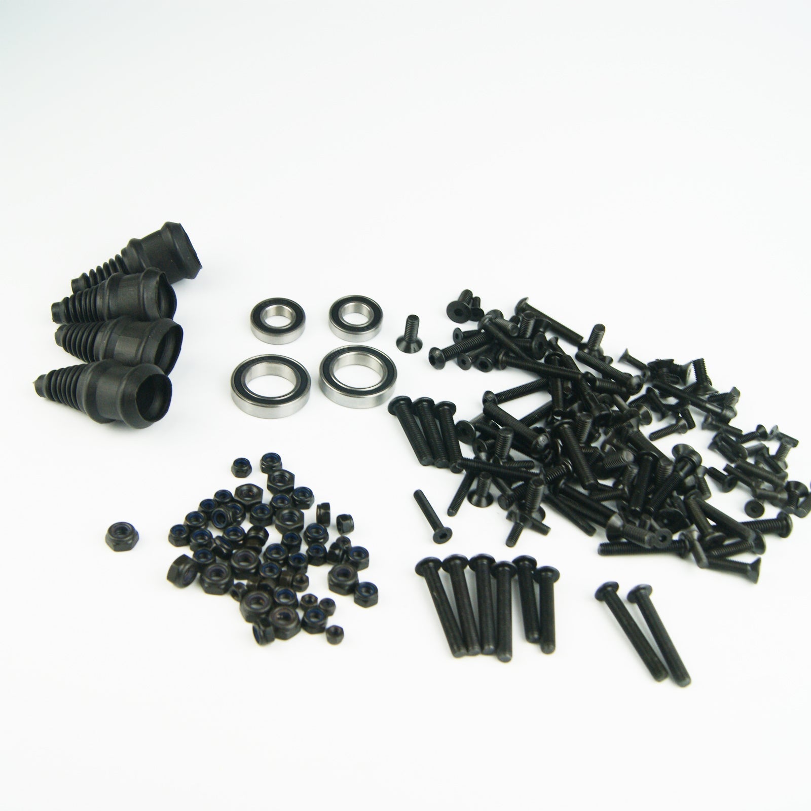 (CN) Wheel Hub Bearings Boots Bolts Nuts Kit for LOSI 5IVE-T / Rovan LT / 30 Degree North