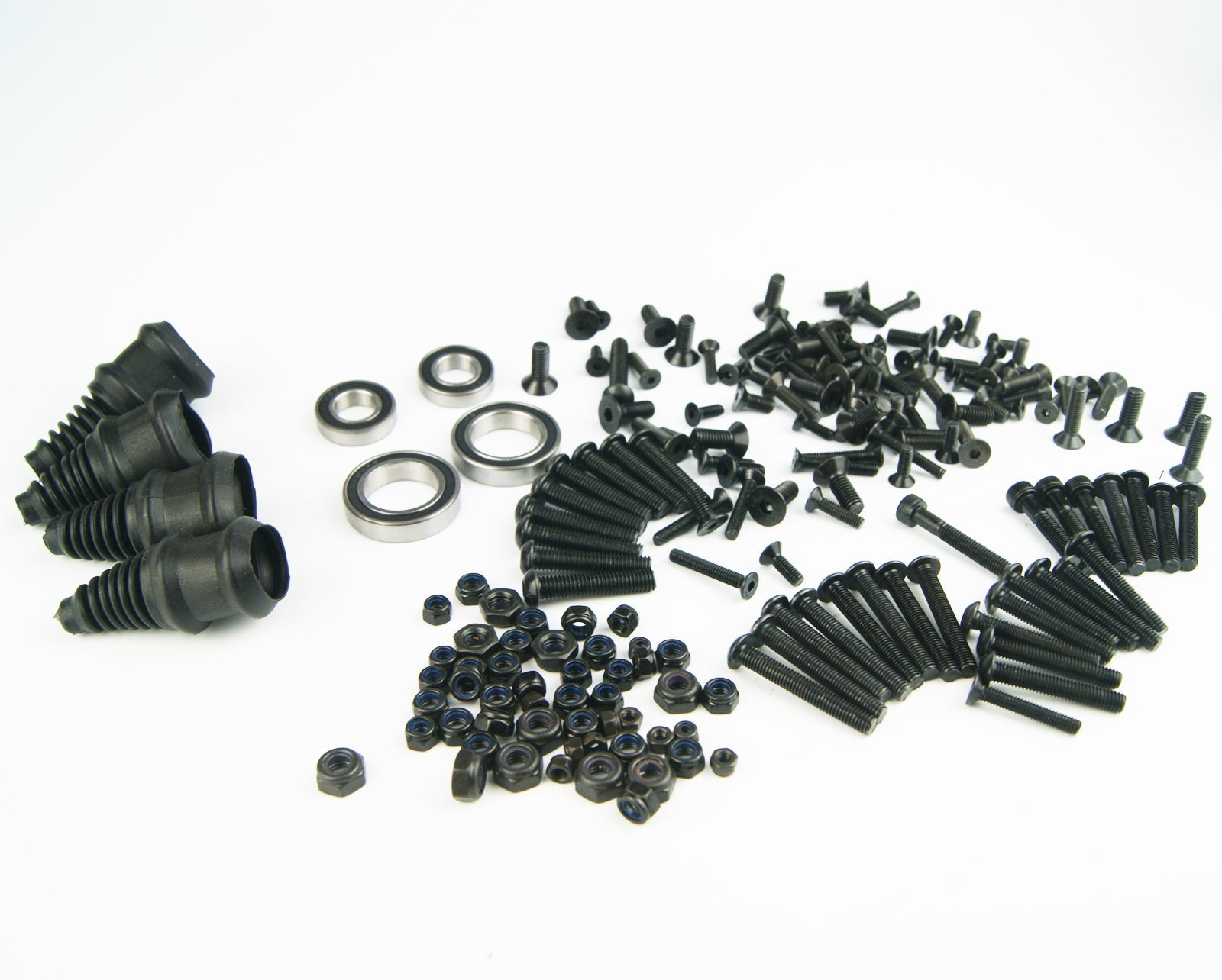 (CN) Wheel Hub Bearings Boots Bolts Nuts Kit for LOSI 5IVE-T / Rovan LT / 30 Degree North