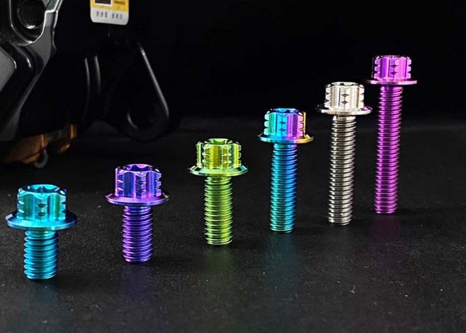 Torx Head with Flange Titanium Bolts M8