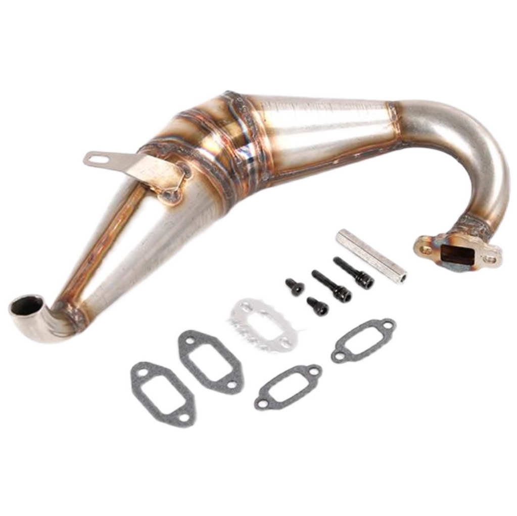 ( CN,US ) Stainless Steel Exhaust Pipe for Losi 5ive T Rovan LT 30° North DTT 30.5cc 32cc 36cc 45cc Engines