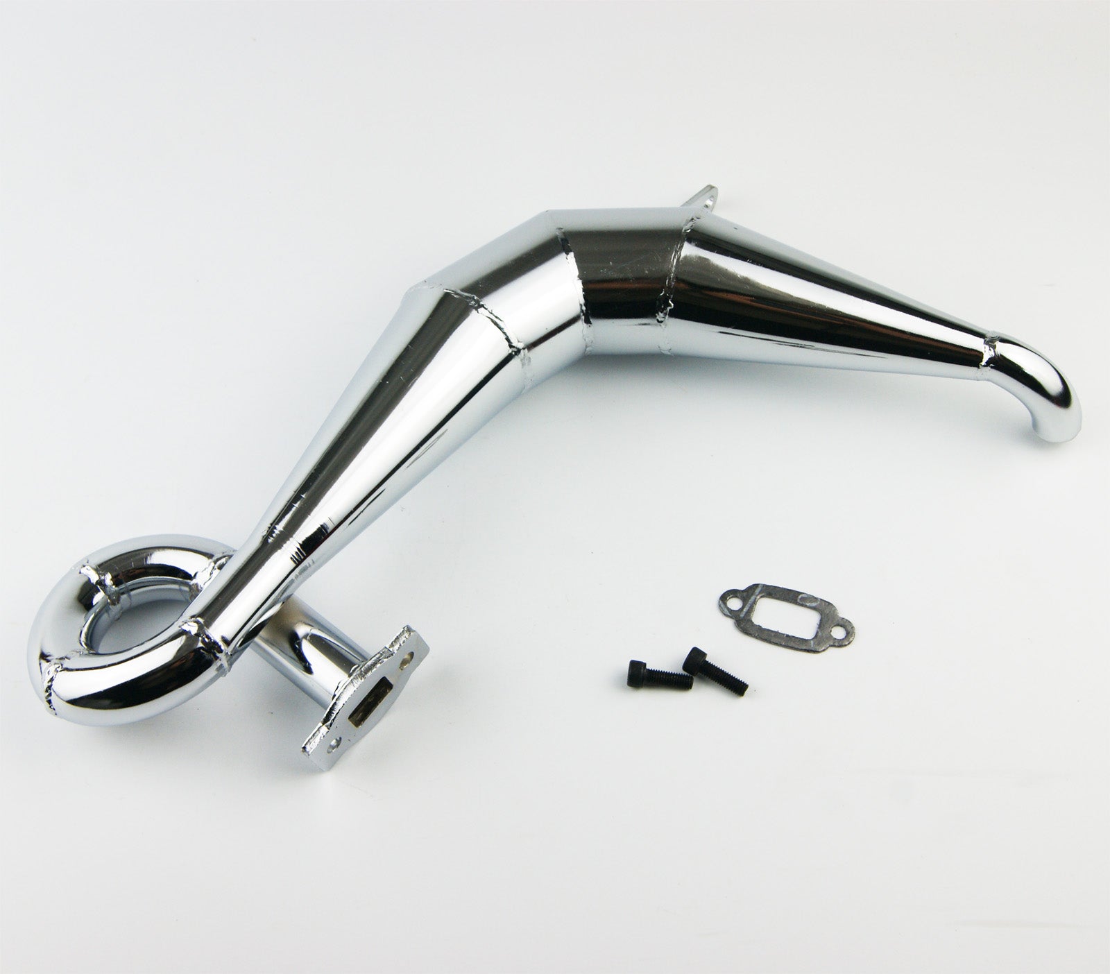 ( CN,US ) Chrome Steel exhaust pipe for Losi DBXL Desert Buggy XL 1.0 2.0