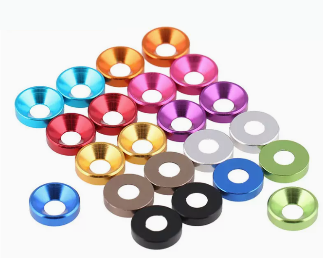 Aluminum Alloy Bolt Washers M3 / M4 / M5