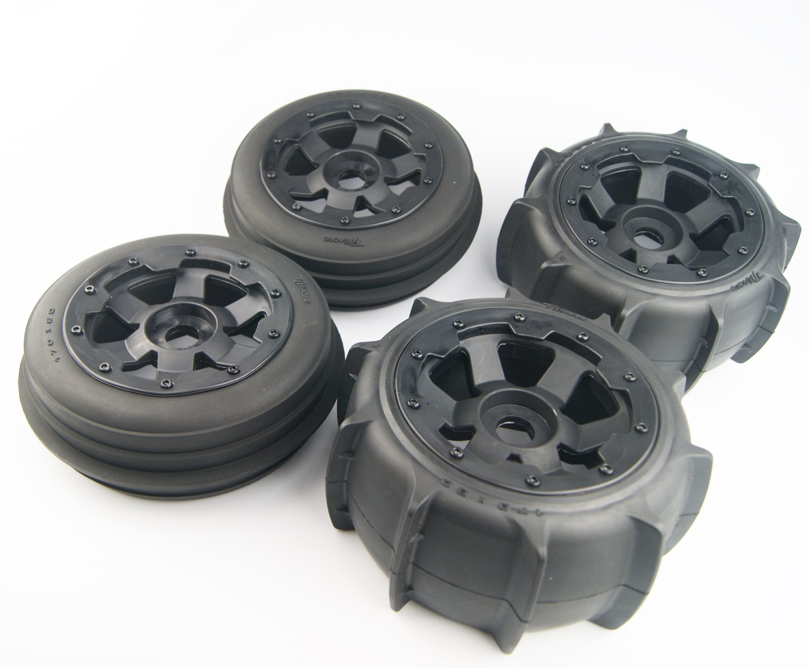 (CN, US ) Sand tire wheel kit for hpi rovan km baja 5b ss