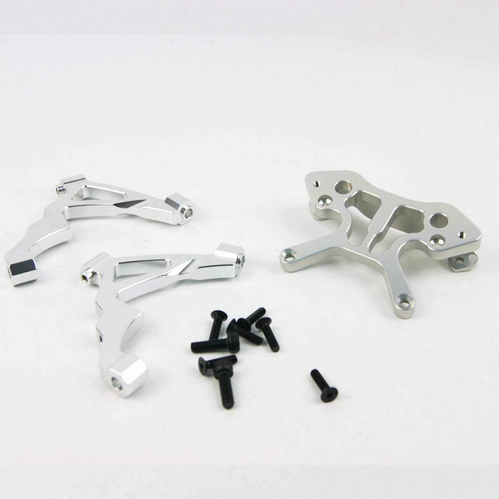( CN,US ) CNC alloy front shock tower combo supports fit hpi rovan kingMotor Baja 5B SS