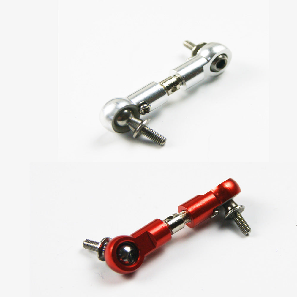 ( CN,US ) Silver alloy pull rod fit 1/5 RC hpi rovan km baja 5B 5T 5SC