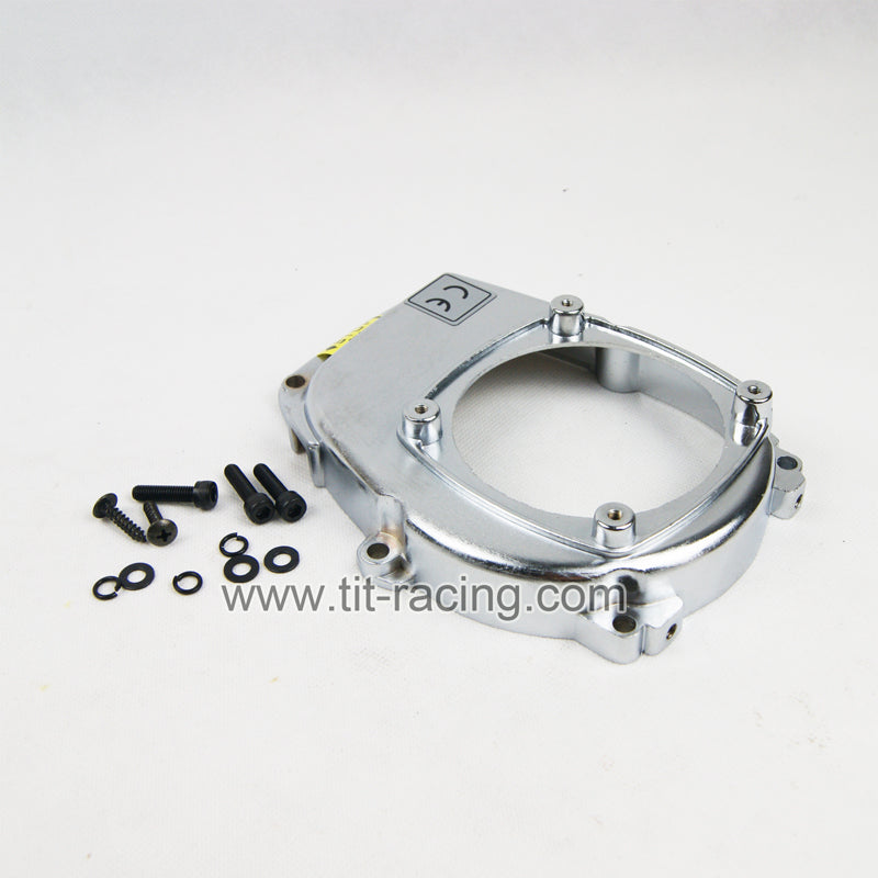 ( CN ) Chrome alloy flywheel fan cover for hpi rovan baja 5b 5t 5sc zenoah engine