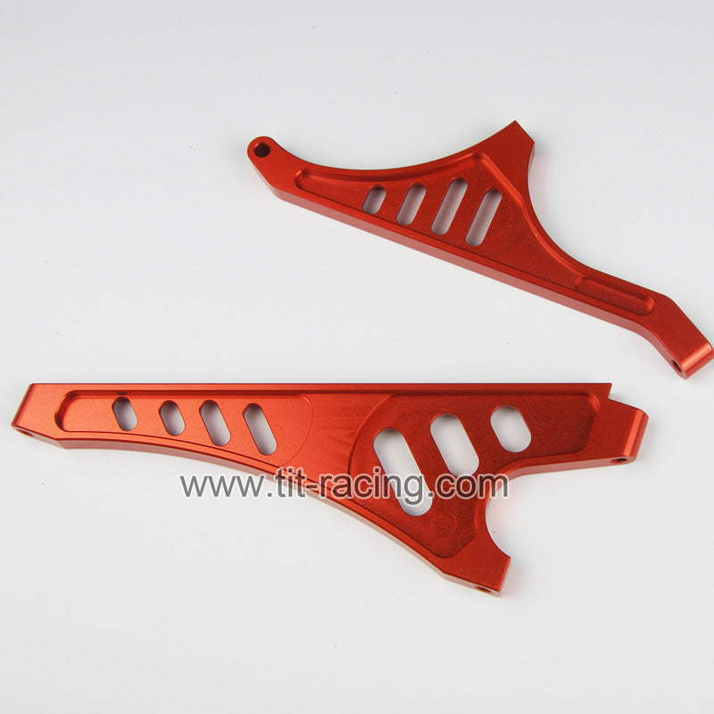 ( CN ) Alloy front and rear chassis braces KM X2 LOSI 5IVE T Rovan LT