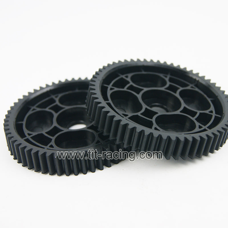 ( CN,US ) Plastic 57T spur gear for hpi rovan km baja 5b 5t 5sc