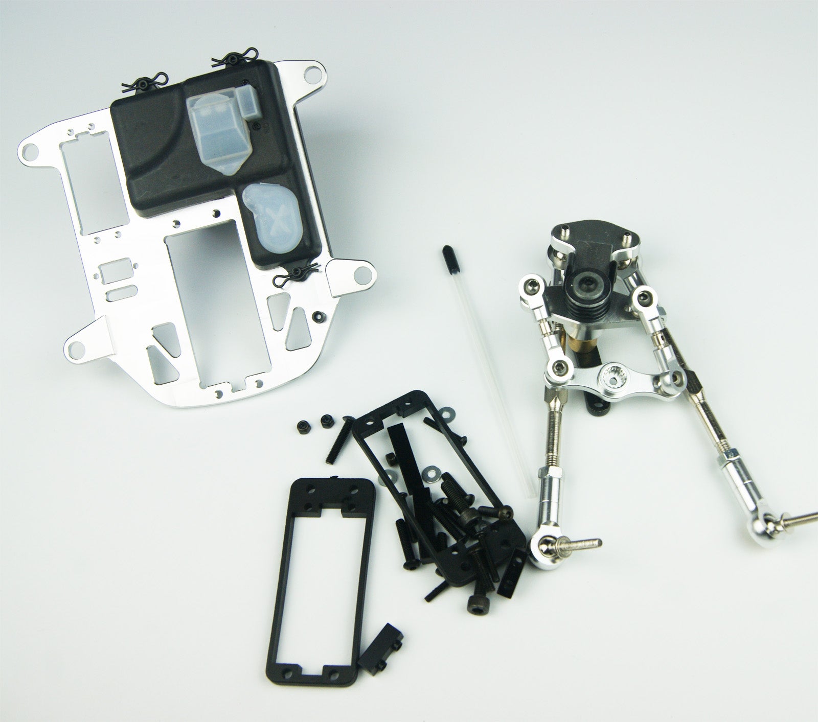 (CN, US ) CNC alloy Symmetric turn steering radio battery box for HPI rovan KM baja 5b 5t SS