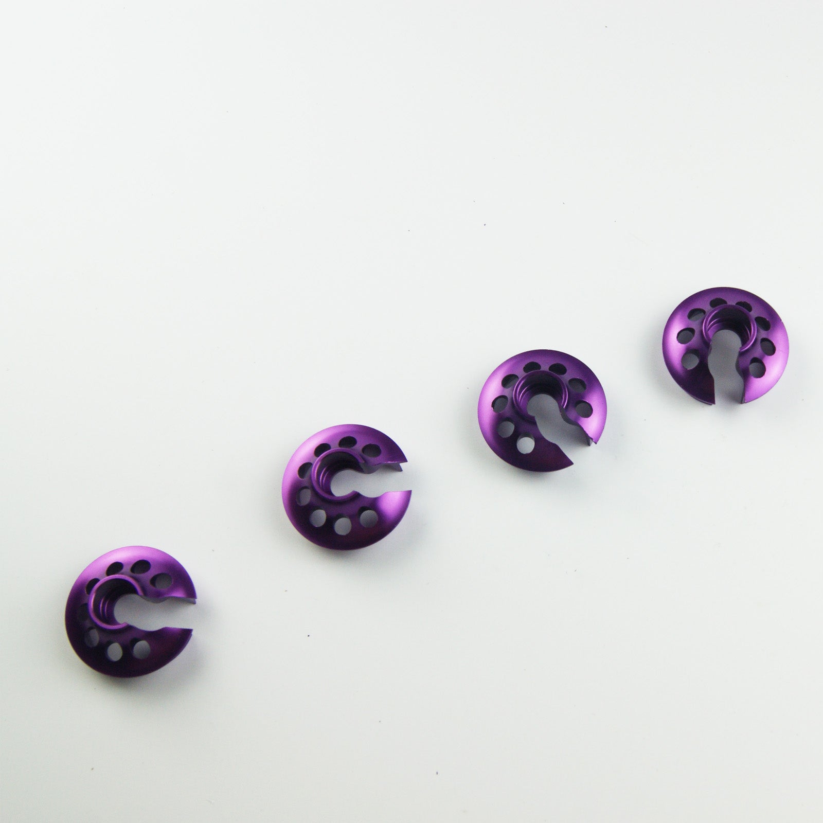 Purple Aluminium lower shock spring retainer for losi 5IVE-T rovan LT KM X2