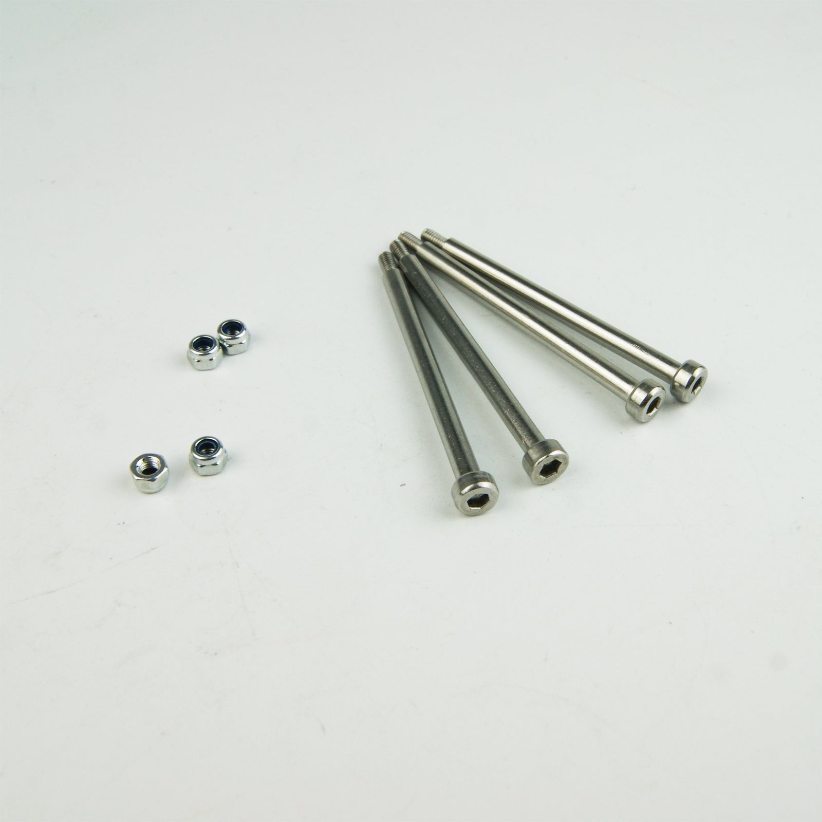 ( CN ) Steel Threaded Hinge Pins with nuts for Traxxas X-Maxx 1/5