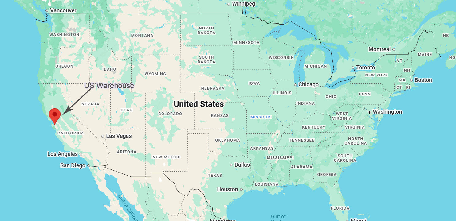 More items are coming to our California warehouse. 