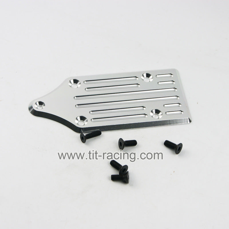 ( CN, US ) Aluminum Chassis Front Rear Skid Protect Plate for Losi 5ive T Rovan LT X2