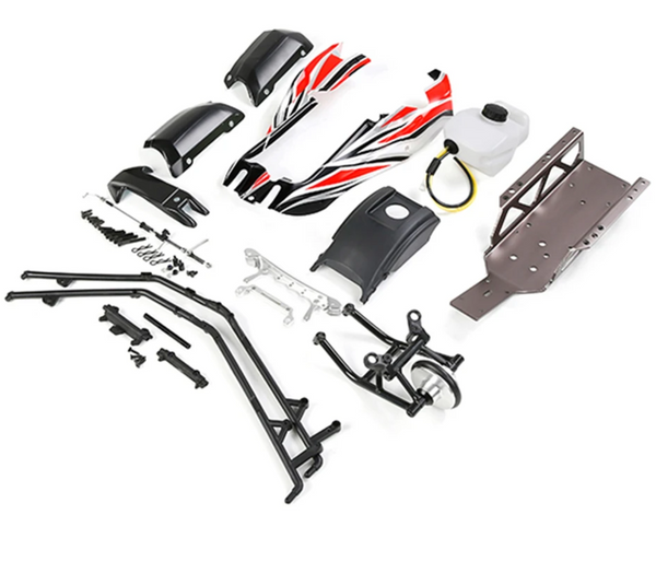 Shell Fuel Tank Chassis Conversion Upgrade Kit for ROVAN Q-BAJA