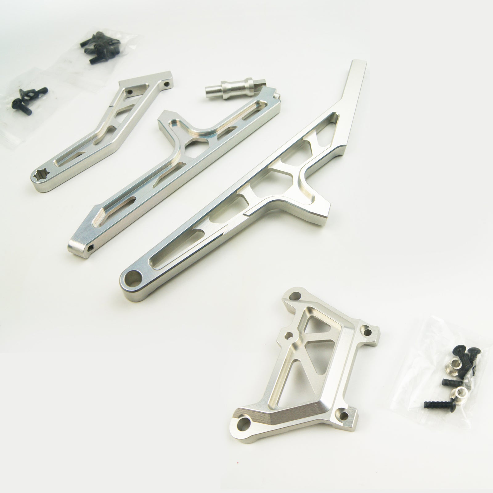 ( CN ) 7075 Aluminum Alloy Front Top Front Rear Chassis Plate For 1/5 LOSI Desert Buggy XL DBXL-E 2.0 DBXL