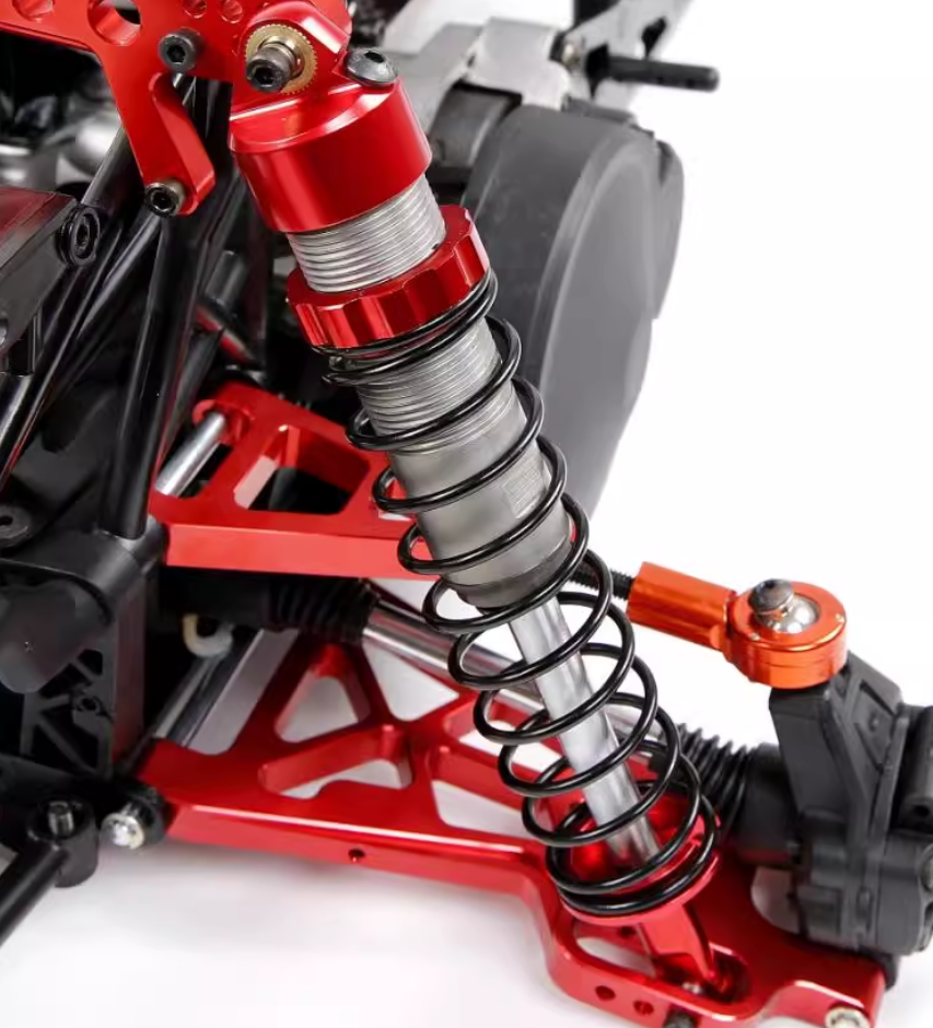 CNC Front & Rear Suspension Kit Arm Set With Extended Shock Tower Brace Driveshaft and Upper Ball End Fit HPI Baja 5T 5B 5SC