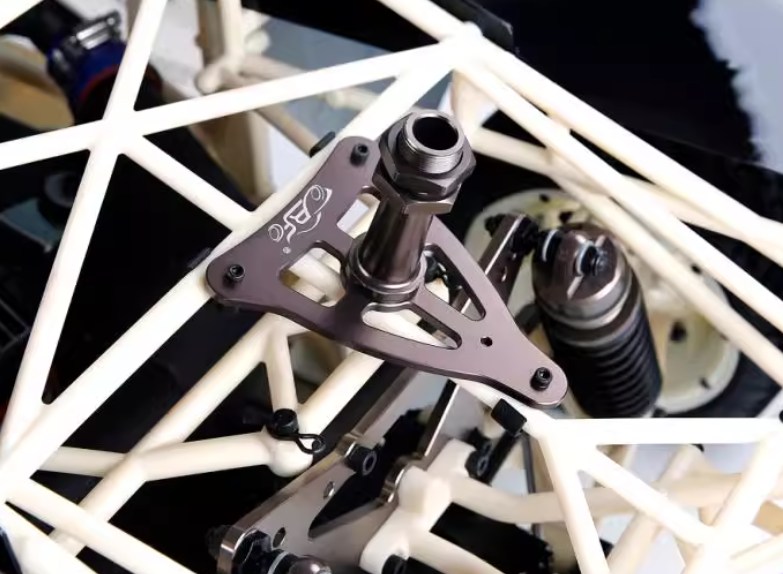 Alloy CNC Spare Tyres Tire Carrier Mount Set Fit for 1/5 HPI ROVAN KM BAJA 5B 5T 5SC SS Losi 5ive T ROVAN LT King Motor X2