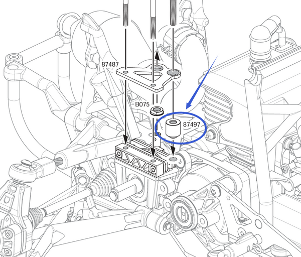 Brake Plate Spacer For Rovan Kingmotor HPI baja 5b 5t SC