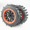 New Strong Nipple Tires Wheels Orange Bead lock for HPI Rovan KM Baja 5b 5t SS DBXL LT 5ive T