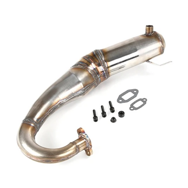 Stainless Steel Exhaust Pipe Fit for 1/5 HPI ROVAN KM BAJA 5B 5T 5SC