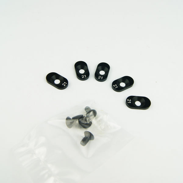 19T 21T Gear Positioning Pad Engine Fixed Parts 5pcs for LOSI 5IVE-T / Rovan LT / 30 Degree North