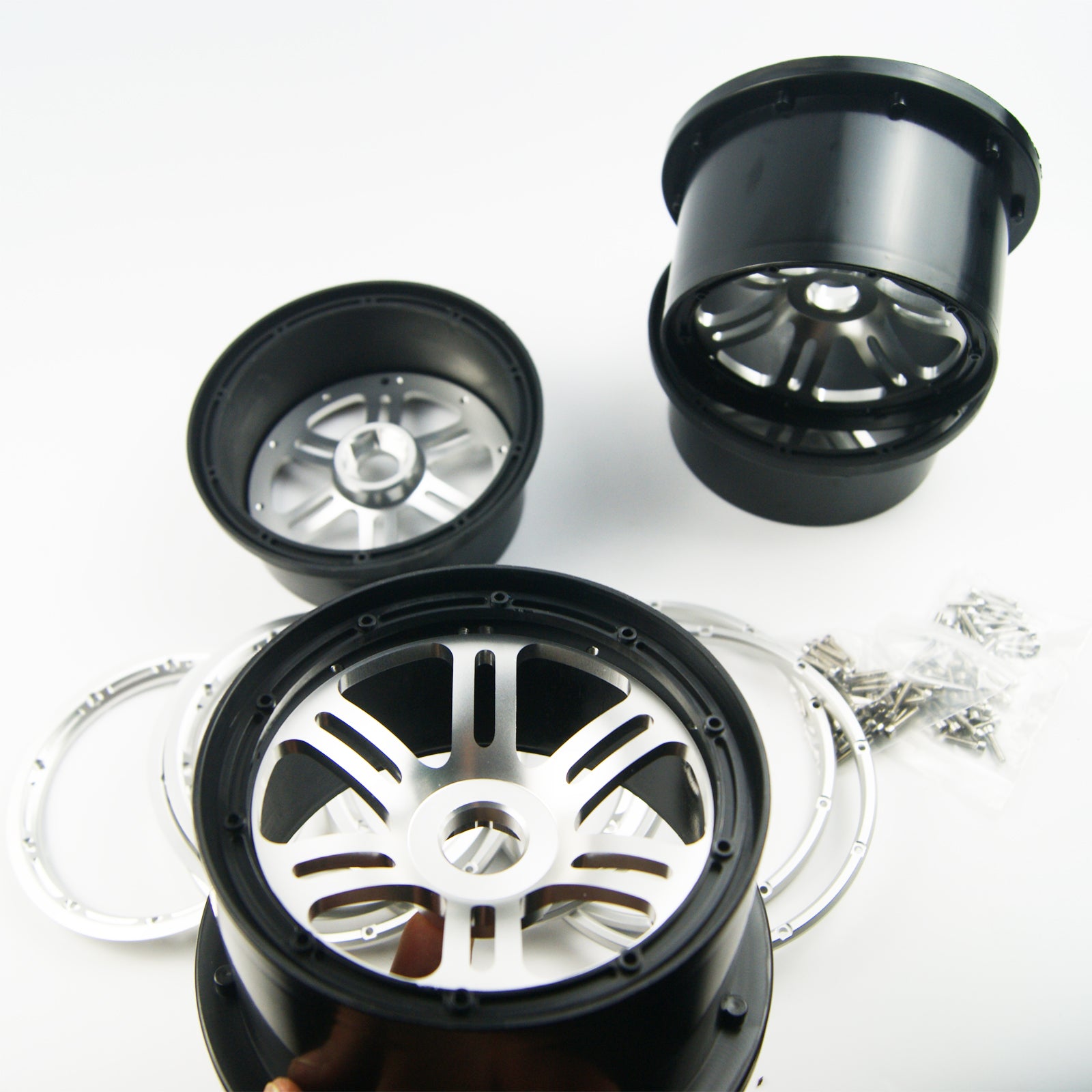 (CN,US) Front Rear HPI Baja 5b Five Spoke Strengthen Cooperation Alloy Wheel