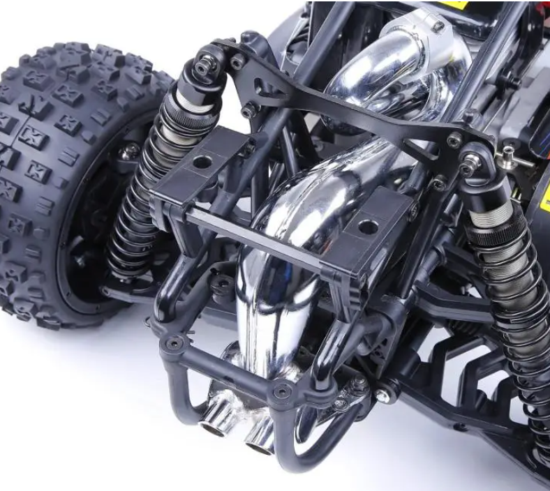 Silenced Tuned Pipe Exhaust Pipe Fits HPI Baja 5B 5T SS