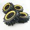 ( CN, US) New Strong Nipple Tires Wheels Yellow Bead lock for HPI Rovan KM Baja 5b 5t SS DBXL LT 5ive T
