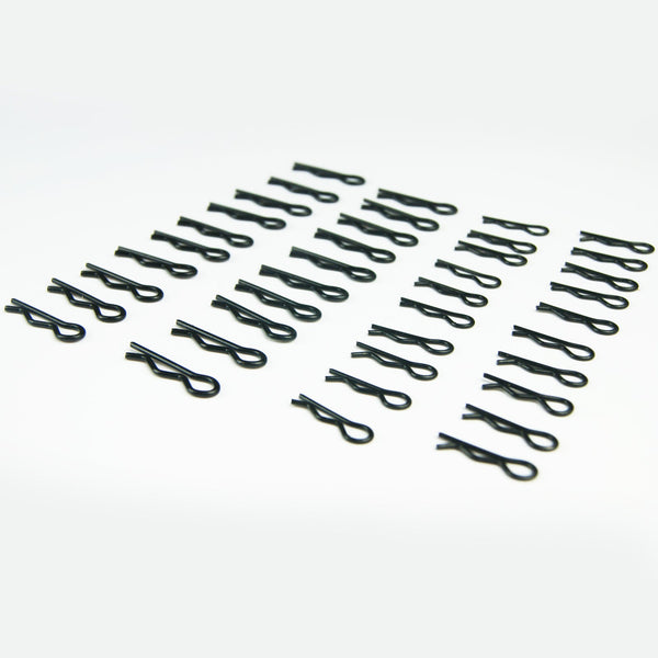 ( CN, US ) 20 small 20 large body pin clips for hpi roan km baja 5b 5t losi 5ive t