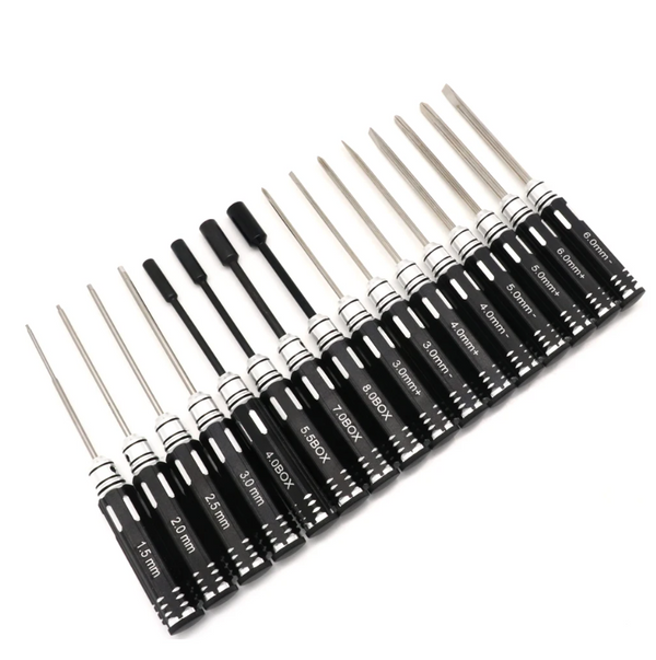 16pcs Hex Screw Driver Screwdriver Set Hexagon Tool Kit For Drone Heli Airplanes Cars Boat RC Parts
